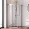 Душевой уголок Am.Pm X-Joy W94G-403-9090-MT1K профиль хром матовый, стекло прозрачное, 90x90x190 фото 2