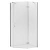 Душевое ограждение NEW TRENDY NEW AZURA R (R) 100x80x195 K-0562 (хром)