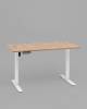 Стол с регулировкой высоты Stool Group Mction SG SNELCE2white 120wood K361PW DUAL светлое дерево фото 2