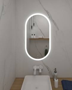 Зеркало Sintesi Sharme 55 SIN-SPEC-SHARME-55 с LED-подсветкой 550x1000