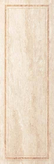 Керамическая плитка Paradyz Cassinia Beige Frame настенная структ. рект 25x75
