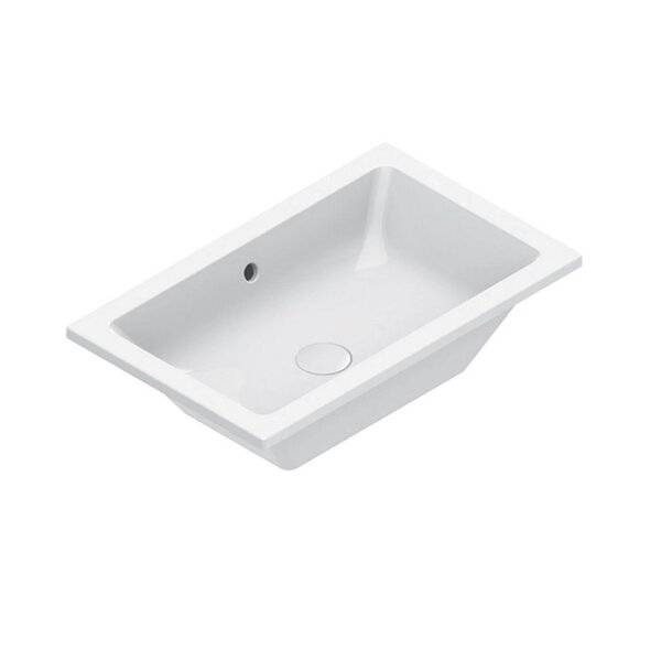 Раковина Catalano Zero 124610001 белая глянцевая 60x37