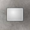 Зеркало BelBagno SPC-KRAFT-1000-800-LED-TCH-WARM-NERO с подсветкой, сенсорным выключателем и подогревом, 80x100 фото 3
