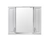 Зеркало-шкаф Stella Polar Кармела 90/С SP-00002033 Люкс белое серебро