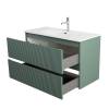 Тумба с раковиной BelBagno UNO-MINI 100 подвесная, Еловый Матовый фото 3