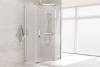Душевой уголок Royal Bath RB 1285TR-T-CH профиль хром, стекло прозрачное, 85x120x200