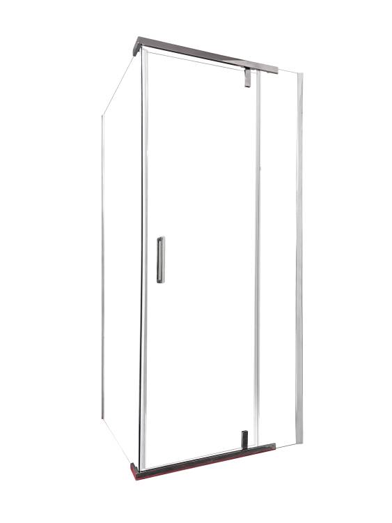 Душевой уголок Olive'S Viar VR-90CS-SW-C профиль хром, стекло прозрачное, 90x90x195