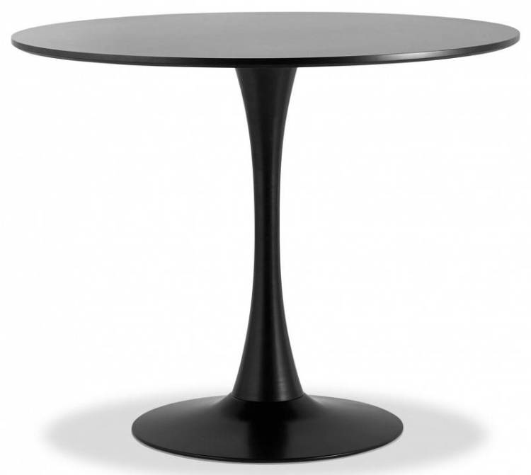 Стол обеденный Stool Group Tulip T004-1-90 black черный 90x73