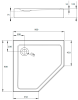 Поддон для душа Radaway Doros PT Compact 90x90 фото 3