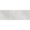 Вставка Cersanit Apeks 15919 Ромбы Светло-Серый 25x75