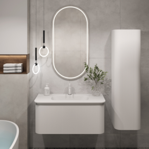 Тумба с раковиной Armadi Art Ovale S 781-100-W