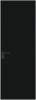 Межкомнатная дверь Profil Doors 1 AGK цвет профиля Черный, стекло безопасное 4 мм монохром черный 600x2000