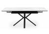 Кухонный стол Notta Старлайт 622888 snow alpin / черный фото 6