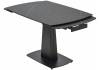 Стол Woodville Balde 593882 matt black marble solid ceramic/black 120(180)x85x76 фото 6