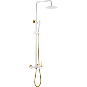 Душевая стойка Boheme Uno 468-WG White Gold