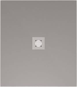 Поддон для душа Allen Brau Priority 8.31001-PGM без накладки, платина, 900х800