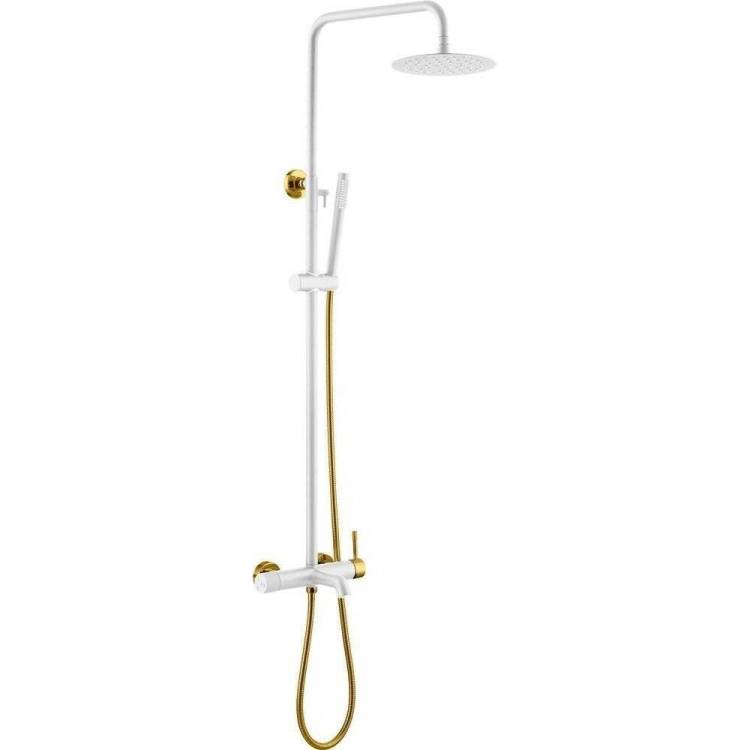 Душевая стойка Boheme Uno 468-WG White Gold