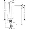 Смеситель для раковины Hansgrohe Talis E 71717670 черный фото 2
