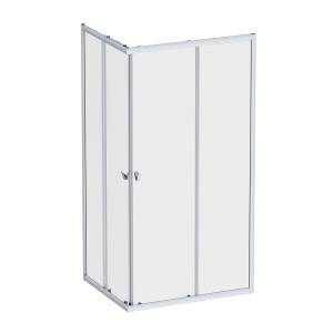 Душевой уголок Am.Pm Sunny W87G-403-10080-MT профиль серебро, стекло прозрачное, 100x80
