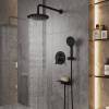 Душевая система Milardo Rora RORBL02M67 черный матовый фото 3
