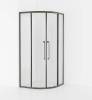Душевой уголок Cezares Relax RELAX-304-R-2-90-C-GM профиль Оружейная сталь, стекло прозрачное, 90x90 фото 2