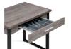Кухонный стол Woodville Ибби 528556 90(128)х64х77 рошелье / черный матовый фото 8