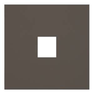 Лицевая панель для одиночной информационной розетки Rikett 35441 CP капучино