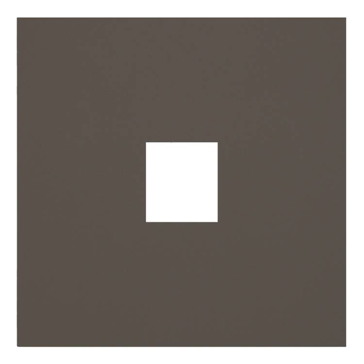 Лицевая панель для одиночной информационной розетки Rikett 35441 CP капучино