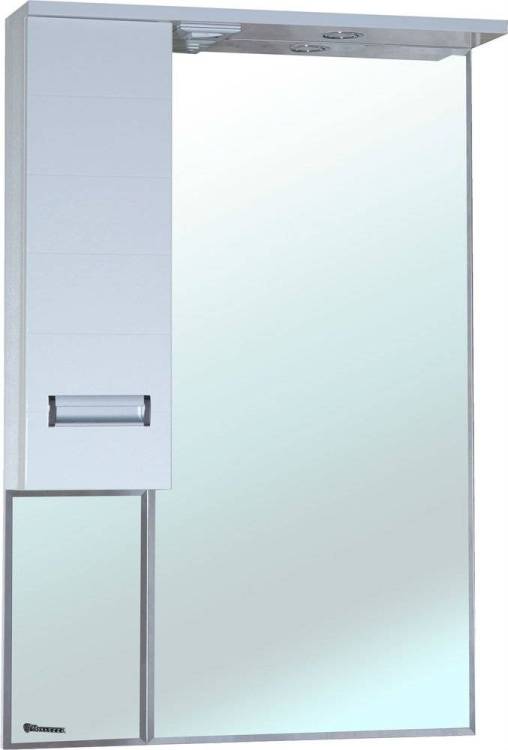 Зеркало Bellezza Сиена 70 L белое