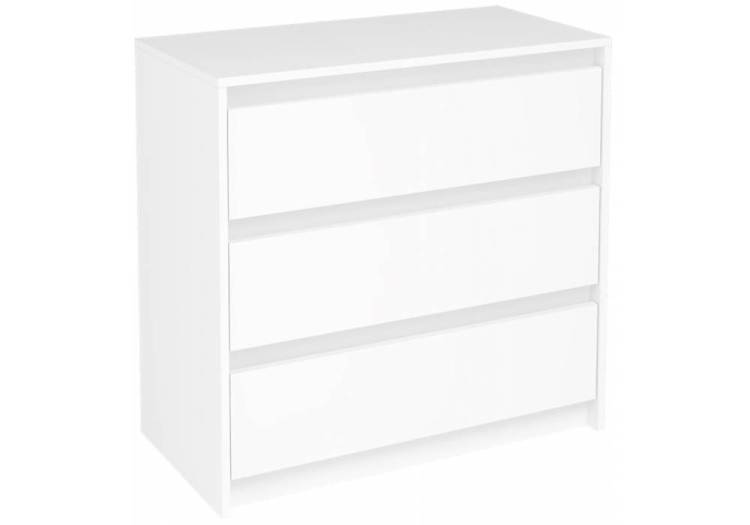 Комод Woodville КМ06-800 Идена 528269 белое/ЛДСП белое