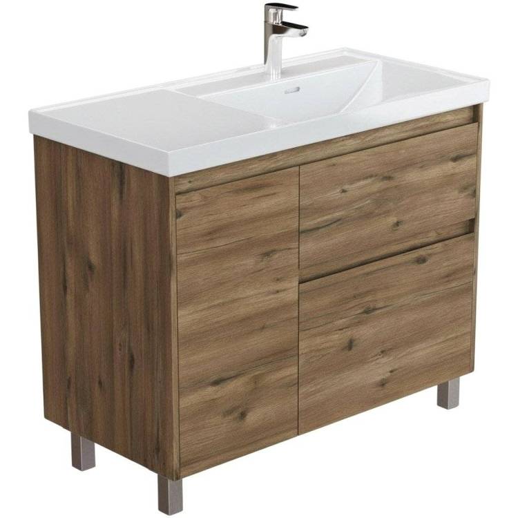 Тумба с раковиной Aquanet Nova Lite 2.0 90 R 365930 Дуб рустикальный
