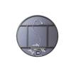 Зеркало Dreja Shine 99.2050 с подсветкой и бесконтактным сенсором, черный, 80x80 фото 2