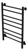 Полотенцесушитель электрический Comfysan Luce 013479 EC-8 80/50 черный матовый