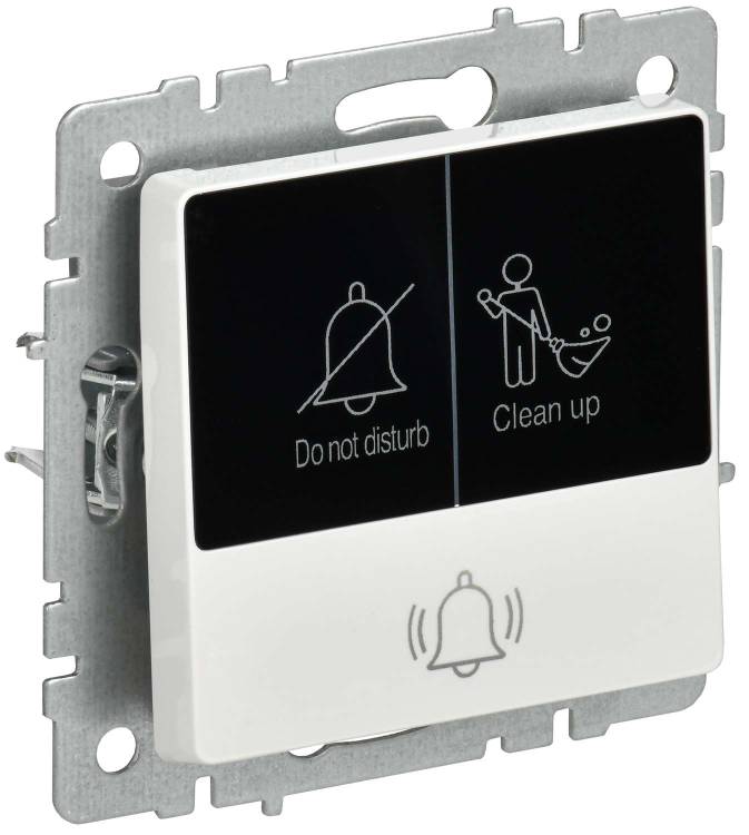 Кнопка звонка IEK Brite BR-V14-2-10-K01 белый