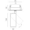Встраиваемый светодиодный спот Lightstar Alta Base A5147RS фото 2