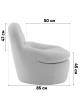 Кресло Stool Group Fir FDC0175096 Milan-102 светло-серый фото 11