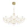 Большая подвесная светодиодная люстра Freya Amela FR6138PL-L30BS фото 2