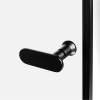 Дверь в нишу NEW TRENDY NEW SOLEO BLACK двойные двери 90x195 D-0215A (черный) фото 4