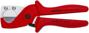 Труборез-ножницы KNIPEX для композитных металлопластиковых и пластиковых труб, 12-25 мм, длина 185 мм, SB