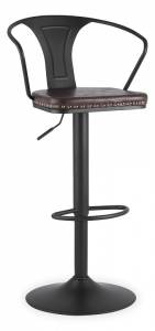 Стул барный Stool Group Tolix Arms Soft F2535L MATTE BLACK 3474+PU7005 регулируемый