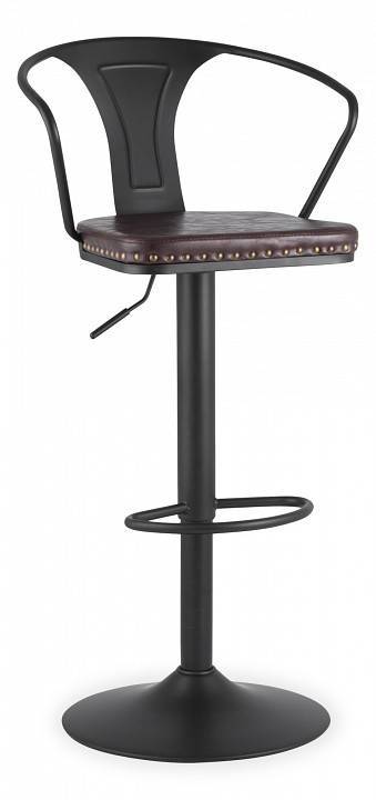 Стул барный Stool Group Tolix Arms Soft F2535L MATTE BLACK 3474+PU7005 регулируемый
