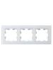 Рамка 3-постовая IEK Brite BR-M32-G-K01 белый фото 4