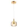 Подвесной светильник Crystal Lux BOX SP1 GOLD/AMBER фото 3