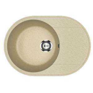 Мойка кухонная Uperwood Econ UPD-107 4910201244 бежевая матовая, 61x47