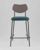 Стул полубарный Stool Group Casey B2171-H65 K-17+M8532 MAB1-10 темно-бирюзовый с серой экокожей фото 3