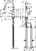 Смеситель для кухни Hansgrohe Talis M51 73851800 сталь фото 6