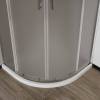Душевой уголок Vincea City VSQ-5CT900MT 900x900, профиль хром, стекло текстурное фото 3