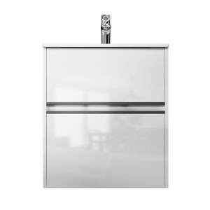 Тумба с раковиной Am.Pm Sense M7B-FUX0602WG-WCC0602WG белый, 60 см