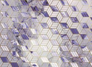 3D Фотообои Artegrafico «Кубическая фантазия» BL-001 акварель