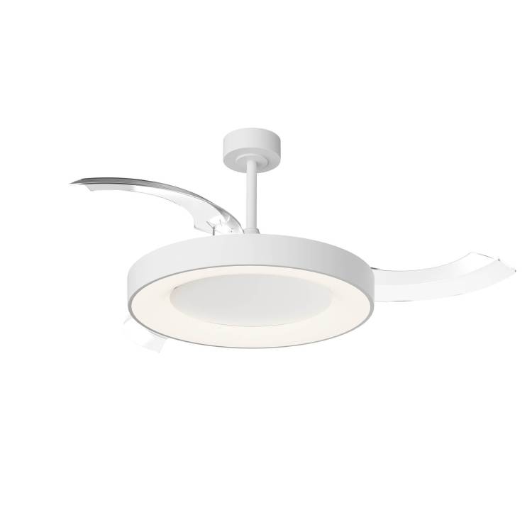 Светодиодная люстра на штанге с вентилятором Mantra Niseko Fan 9057